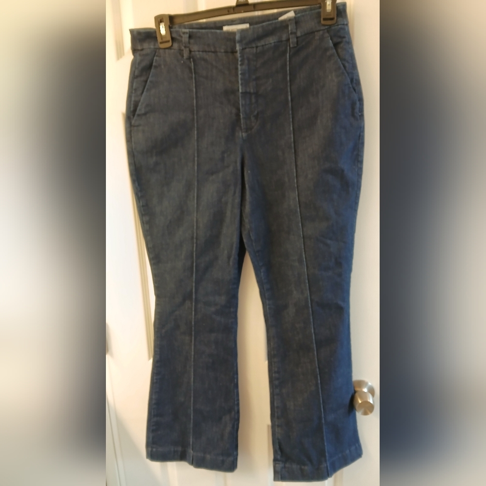 Nine West Denim Trouser Jeans – Size 14 – Dark Wash – Flared Leg